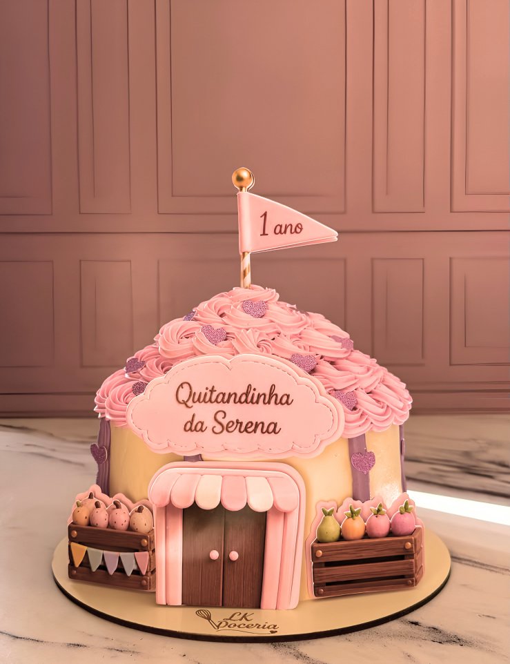 Bolo decorado LK Doceria